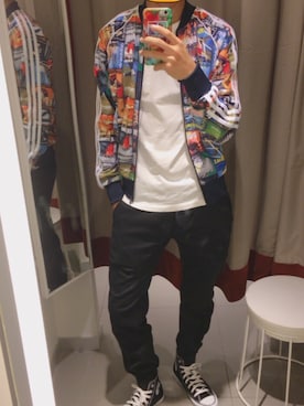 伊藤宙さん(メンズ・170cm)の秋コーディネート