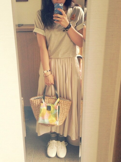 Aico Mina Perhonenのトートバッグを使ったコーディネート Wear