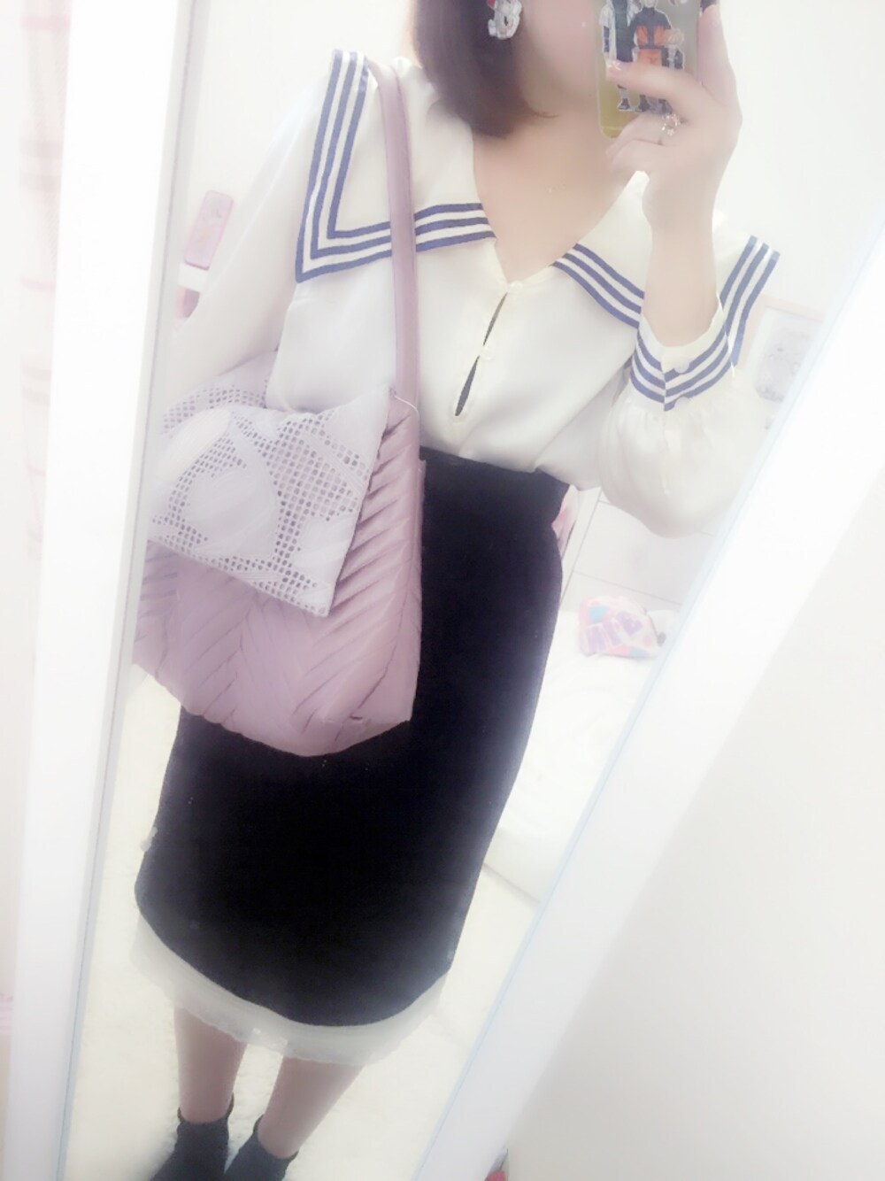 Katie ケイティ CAFE CHIC スカート ハイウエストスカート 美品 Katie（ケイティ）の「CAFE CHIC ハイウエストスカート（スカート