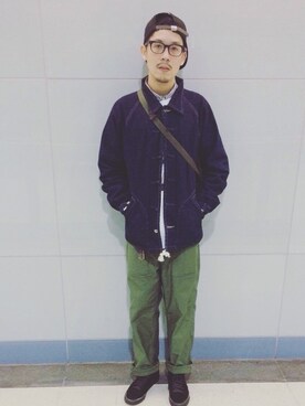 「DEMARCOLAB（デマルコラブ）のアイテム（ジャケット/アウター）」を使った、JenningsTuさん（メンズ・173cm）の冬コーディネート