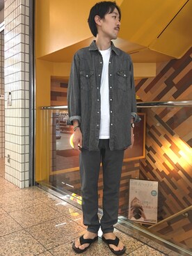 Keisuke Osukaさんの「THE NORTH FACE PURPLE LABEL / Polyester Tropical Field Pants」を使ったコーディネート