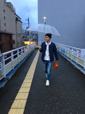 「BEAMS（ビームス）のアイテム（ダウンジャケット/コート）」を使った、KeitoNさん（メンズ・160cm）の秋コーディネート