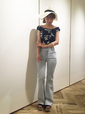 Yuho Nakataniさん（レディース・156cm）の夏コーディネート