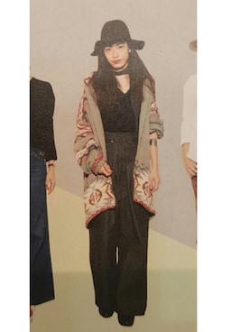 百冨友香理さん（レディース・160cm）の冬コーディネート