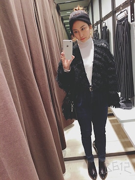 「murua」｜chさん（レディース・157cm）の冬コーディネート