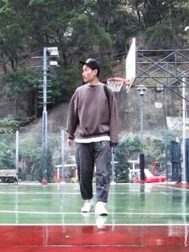 「アイテム（つなぎ/オールインワン）」を使った、jayさん（メンズ・185cm）の冬コーディネート