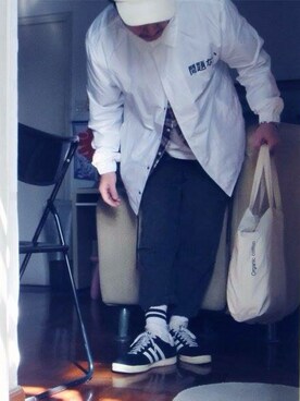 「アイテム（つなぎ/オールインワン）」を使った、jayさん（メンズ・185cm）の冬コーディネート