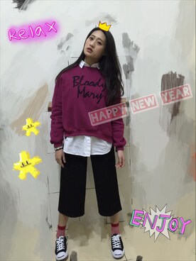 顏顏さんのコーディネート