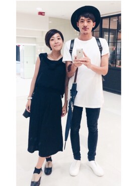 「hat」｜Alexander Yeungさん（メンズ・174cm）の夏コーディネート