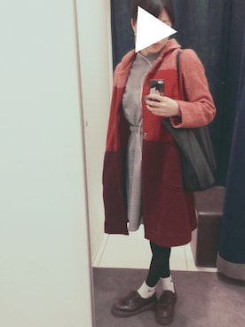 「春ワンピ」｜「アイテム（その他アウター）」を使った、naeさん（レディース・153cm）の春コーディネート