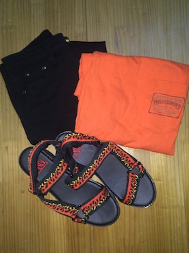 「orange」｜My name is Miyako.さん（レディース・151cm）の夏コーディネート