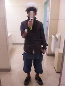 「アイテム（キャスケット）」を使った、ha7koさん（メンズ・162cm・20代）の秋コーディネート