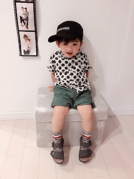 NIINAさん（キッズ・90cm）の夏コーディネート