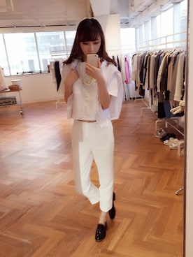 文。さん（レディース・171cm）の冬コーディネート