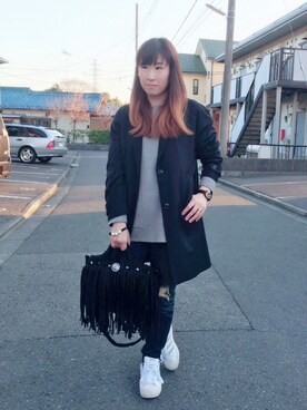 Akane Wachiさん（レディース・160cm）の春コーディネート