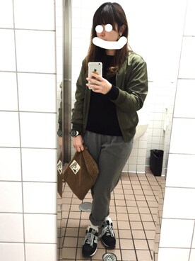 「黒ニット」｜nanakoさん（レディース・158cm）の秋コーディネート