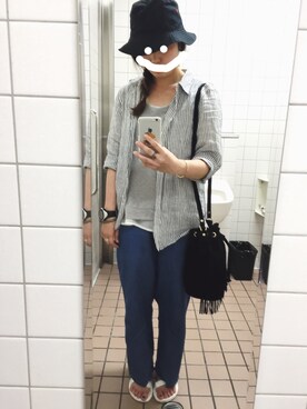 nanakoさん（レディース・158cm）の夏コーディネート