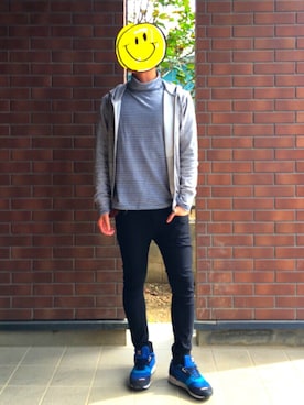 「Right-on（ライトオン）のアイテム（その他トップス）」を使った、ぞーさんさん（メンズ・169cm）の秋コーディネート
