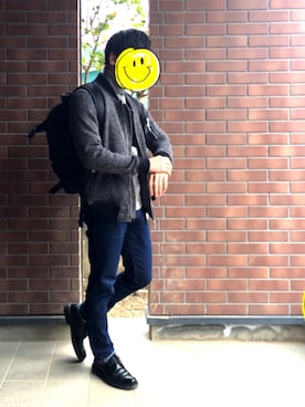 「PORTER（ポーター）のユニオン リュックサック（バックパック/リュック）」を使った、ぞーさんさん（メンズ・169cm）の秋コーディネート