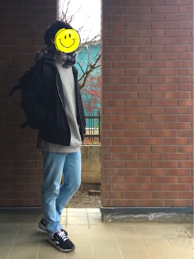 「PORTER（ポーター）のユニオン リュックサック（バックパック/リュック）」を使った、ぞーさんさん（メンズ・169cm）の秋コーディネート
