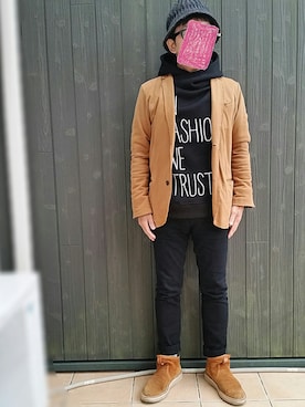 いんちょ。さん（メンズ・167cm）の冬コーディネート