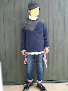 いんちょ。さん(メンズ・167cm)の冬コーディネート