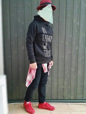 いんちょ。さん（メンズ・167cm）の冬コーディネート