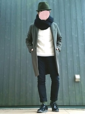 いんちょ。さん（メンズ・167cm）の冬コーディネート