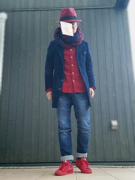 いんちょ。さん（メンズ・167cm）の冬コーディネート