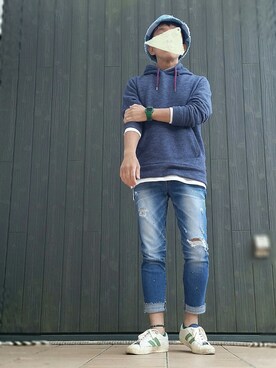 いんちょ。さん（メンズ・167cm）の春コーディネート