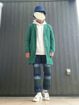 「ガラパン」｜「アイテム（ジャケット/アウター）」を使った、いんちょ。さん（メンズ・167cm）の春コーディネート