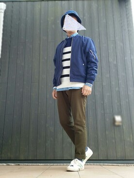 いんちょ。さん（メンズ・167cm）の春コーディネート