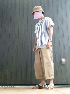 いんちょ。さん（メンズ・167cm）の夏コーディネート