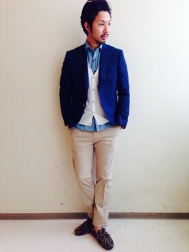 yagihashiさん（メンズ・178cm）の春コーディネート