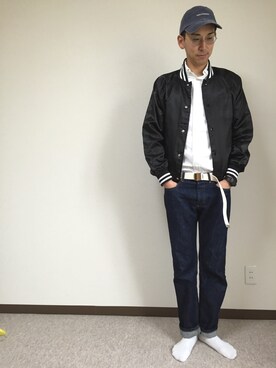「TonyTaizsun（トニータイズサン）のアイテム（ジャケット/アウター）」を使った、Isseiさん（メンズ・177cm）の春コーディネート