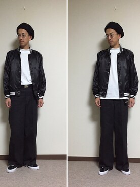 「TonyTaizsun（トニータイズサン）のアイテム（ジャケット/アウター）」を使った、Isseiさん（メンズ・178cm）の秋コーディネート