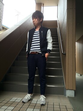 motohiroさん（メンズ・165cm）の春コーディネート