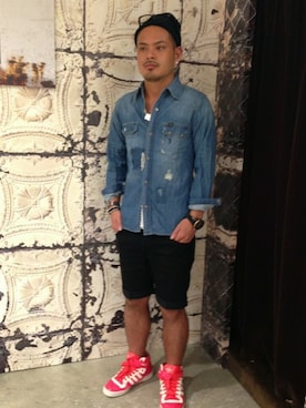 cazuさん（メンズ・173cm）の夏コーディネート