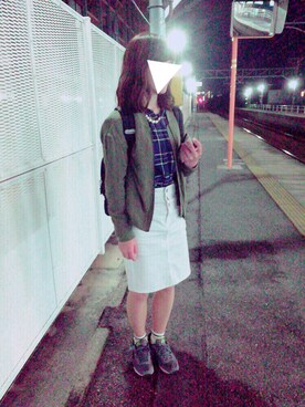 「おめかしコーデ」｜asukaさん（レディース・160cm）の春コーディネート