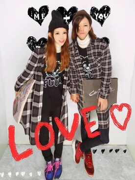 「HARE（ハレ）のアイテム（その他アウター）」を使った、キチガイな変人かまちょょｷﾞﾀﾘｽﾄさん（メンズ・165cm）の春コーディネート