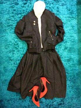 「H&M（エイチ・アンド・エム）のアイテム（ブルゾン）」を使った、Ayumi Miuraさん（レディース・155cm）の冬コーディネート