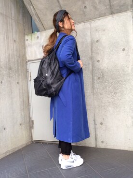 「MONKI（モンキ）のアイテム（トレンチコート）」を使った、aiiiiiiiikさん（レディース・159cm）の春コーディネート