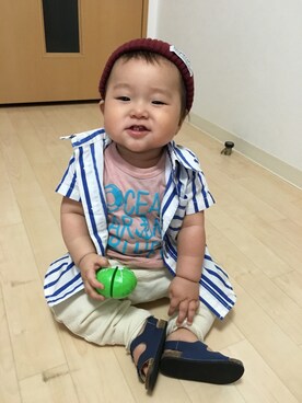 「ドラフトCO」｜☆SOUMA☺︎さん（キッズ・70cm）の夏コーディネート