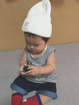 ☆SOUMA☺︎さん（キッズ・70cm）の夏コーディネート