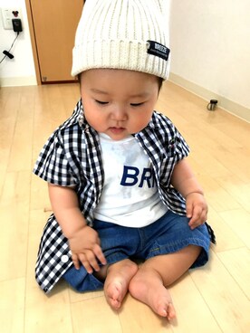 ☆SOUMA☺︎さん(キッズ・70cm)の夏コーディネート