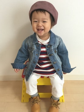 ☆SOUMA☺︎さん（キッズ・70cm）の秋コーディネート