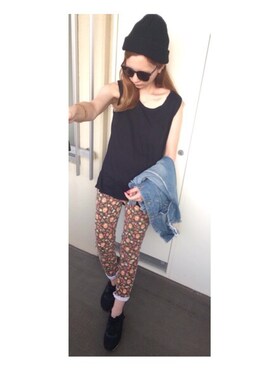 「DHOLIC（ディーホリック）のアイテム（その他アウター）」を使った、A_chanさん（レディース・164cm）の夏コーディネート