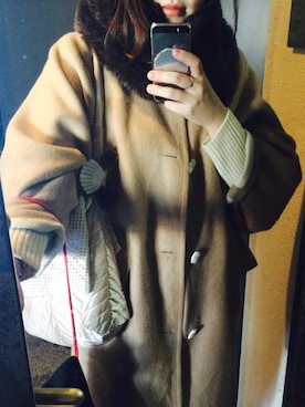 「シアタープロダクツ(THEATRE PRODUCTS)」｜「アイテム（その他アウター）」を使った、lucyさん（レディース・163cm）の冬コーディネート
