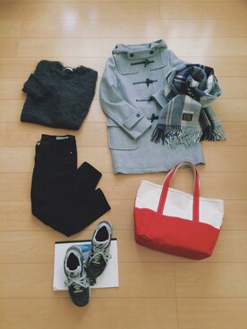 .nさん（レディース・154cm）の冬コーディネート