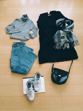 .nさん（レディース・154cm）の冬コーディネート